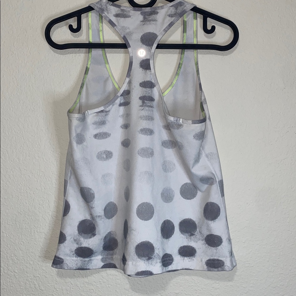 🛍️Lululemon Cool Racerback tank top in the "Seaside Dot" print! - Picture 7 of 9